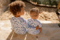 Swimsuit Long Sleeves - Ocean Sea Life Multicolour