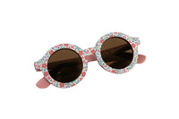 Children's Round Sunglasses - Flowers