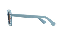 Children's Round Sunglasses - Blue Stripes