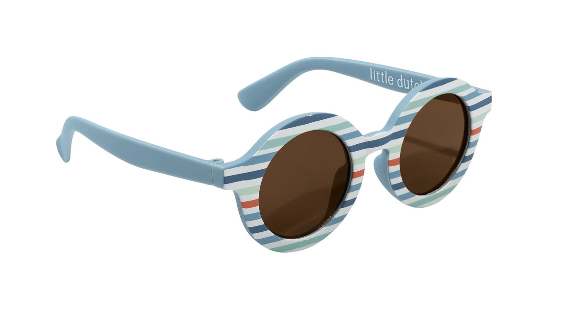Children's Round Sunglasses - Blue Stripes