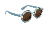 Children's Round Sunglasses - Blue Stripes