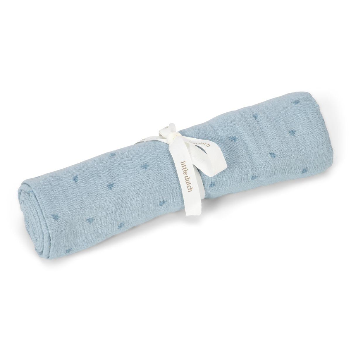 Muslin Swaddles 120 x 120 cm | Pure Denim Blue