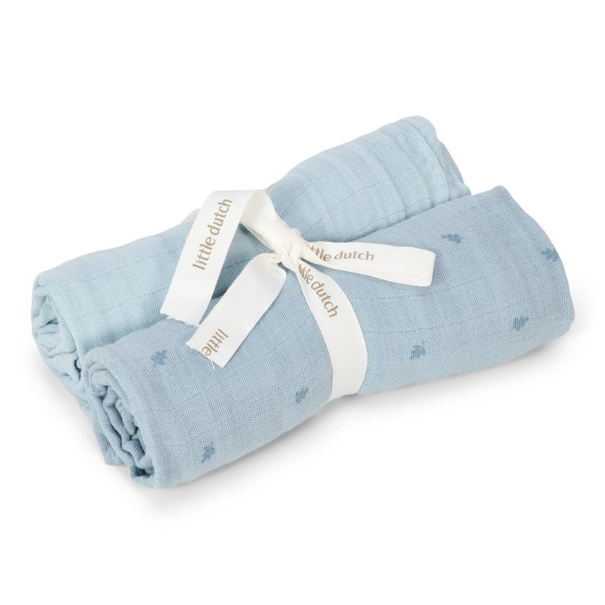 Muslin Swaddles 70 x 70 cm | Pure Denim Blue