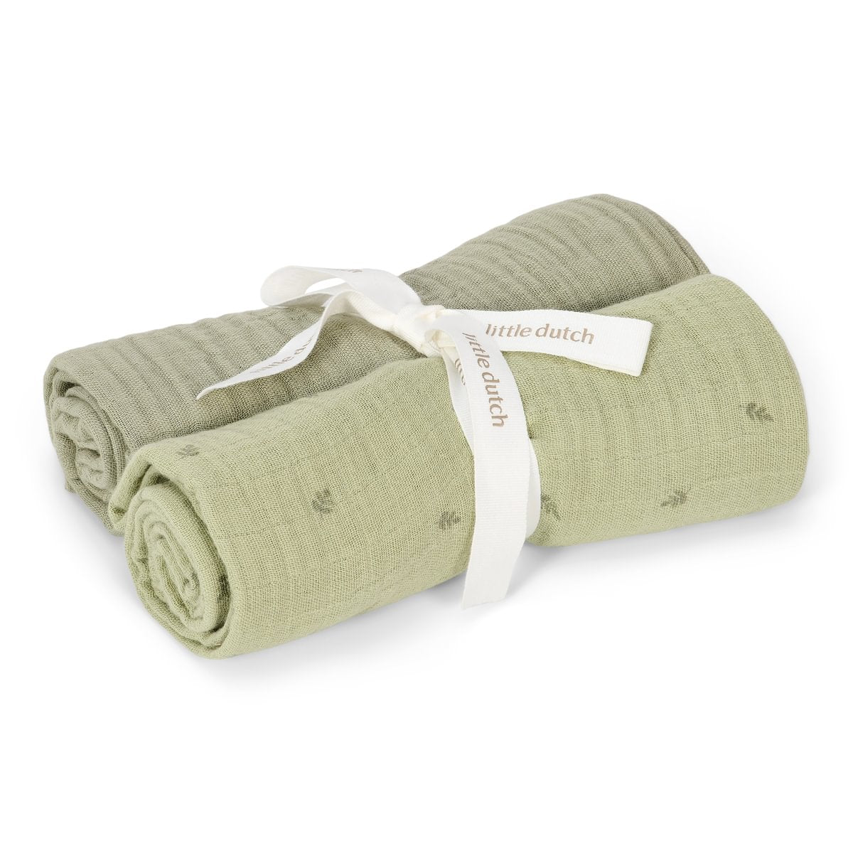 Muslin Swaddles 70 x 70 cm | Pure Sage