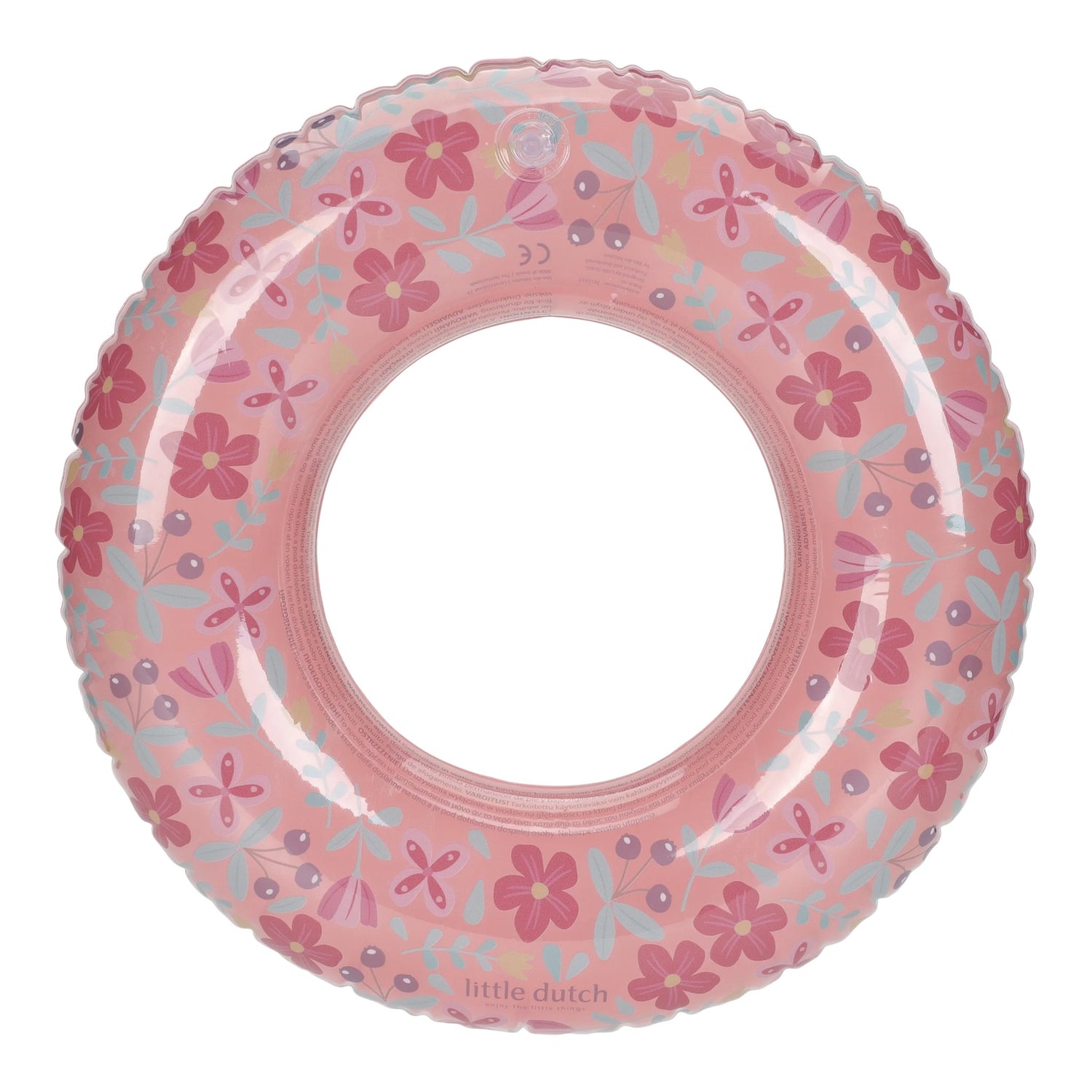 Pink Flowers Swimming Ring 50cm