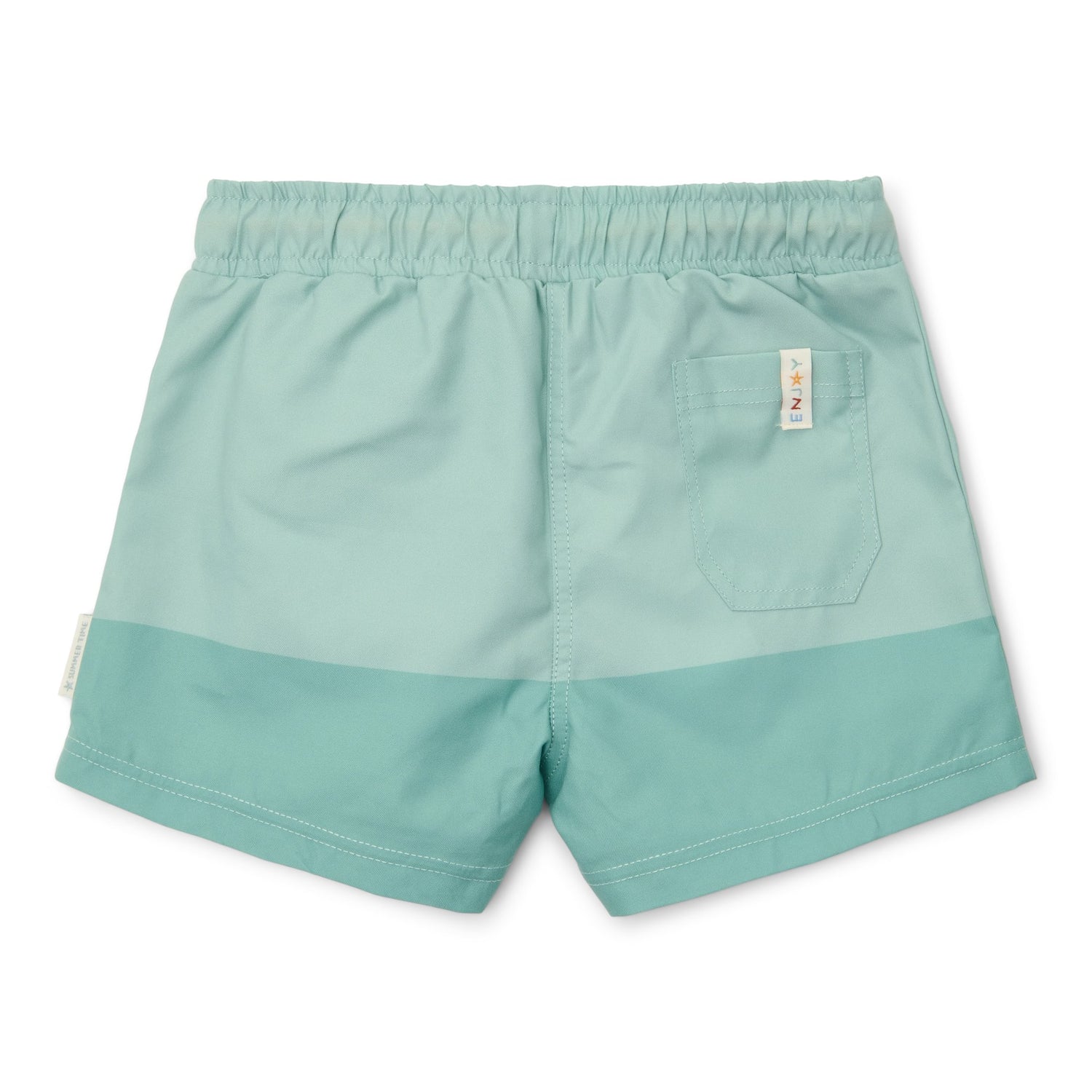 Swim Trunks - Seashells Surf Blue