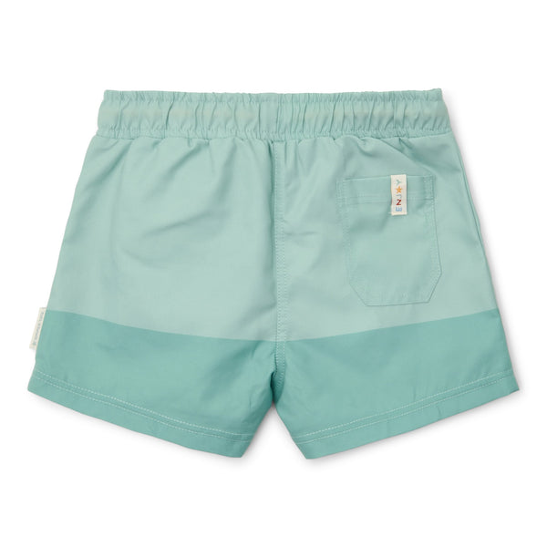 Swim Trunks - Seashells Surf Blue