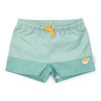 Swim Trunks - Seashells Surf Blue