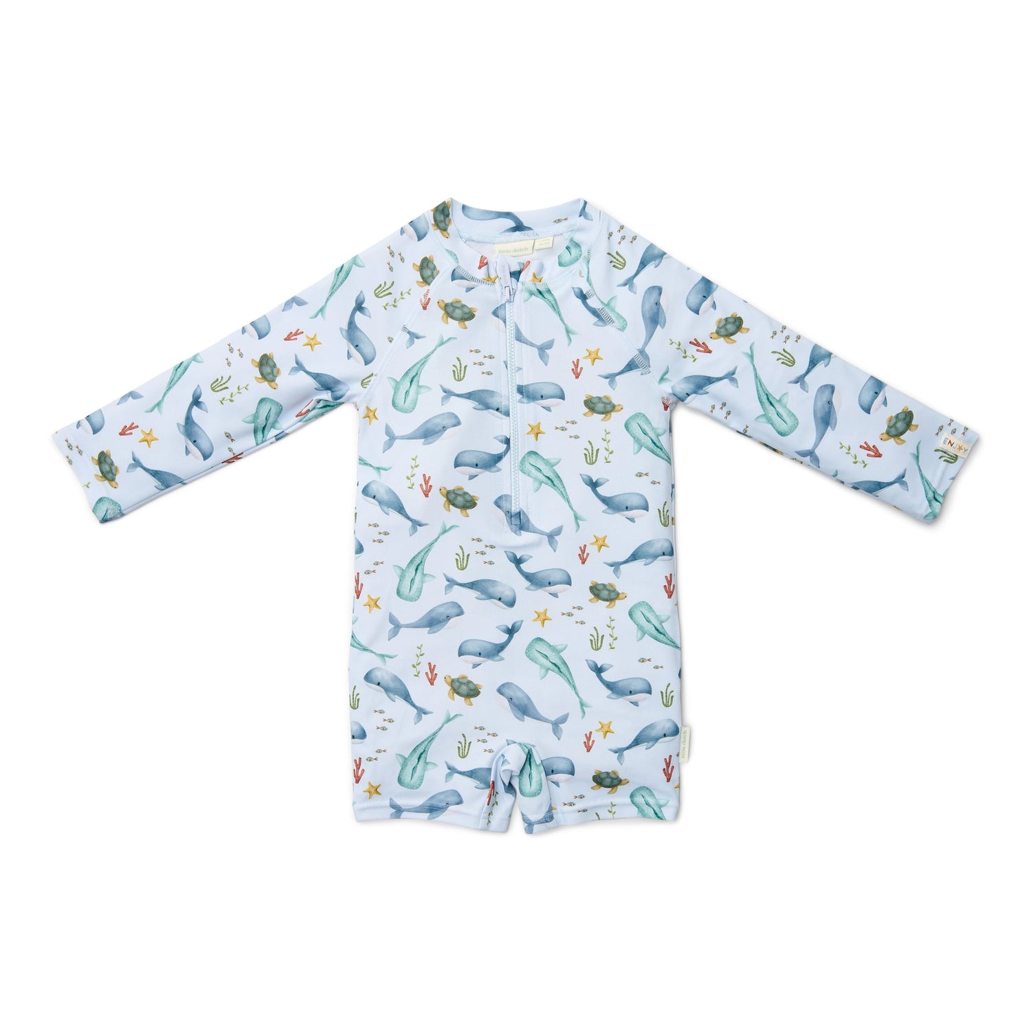 Swimsuit Long Sleeves - Ocean Sea Life Multicolour