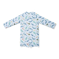 Swimsuit Long Sleeves - Ocean Sea Life Multicolour