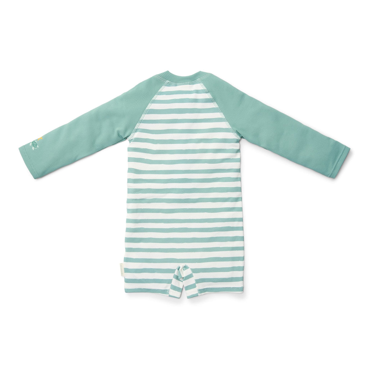 Swimsuit Long Sleeves - Stripes Surf Blue