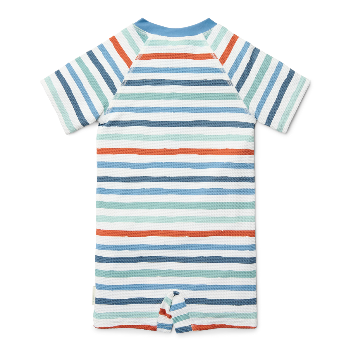 Swimsuit Short Sleeves - Stripes Multicolour