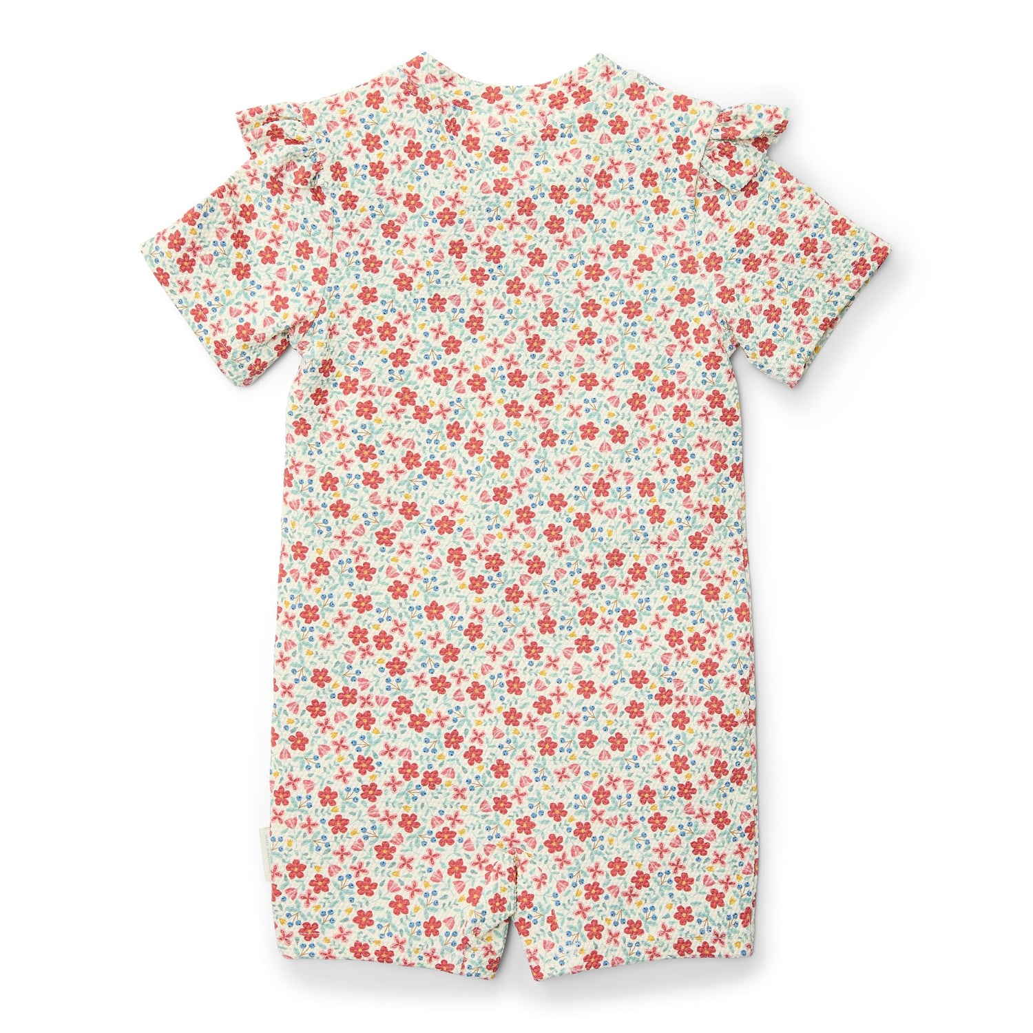 Swimsuit Short Sleeves - Sunny Flowers Multicolour