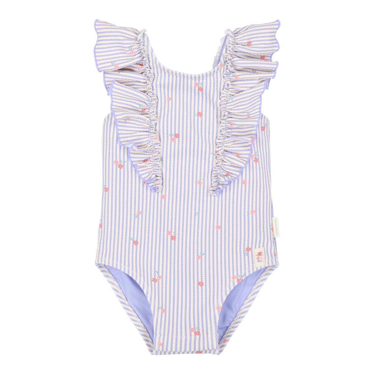 Swimsuit with Ruffles | Dreamy Stripes