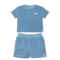 T-Shirt & Shorts Set - Sea Life Ocean Blue