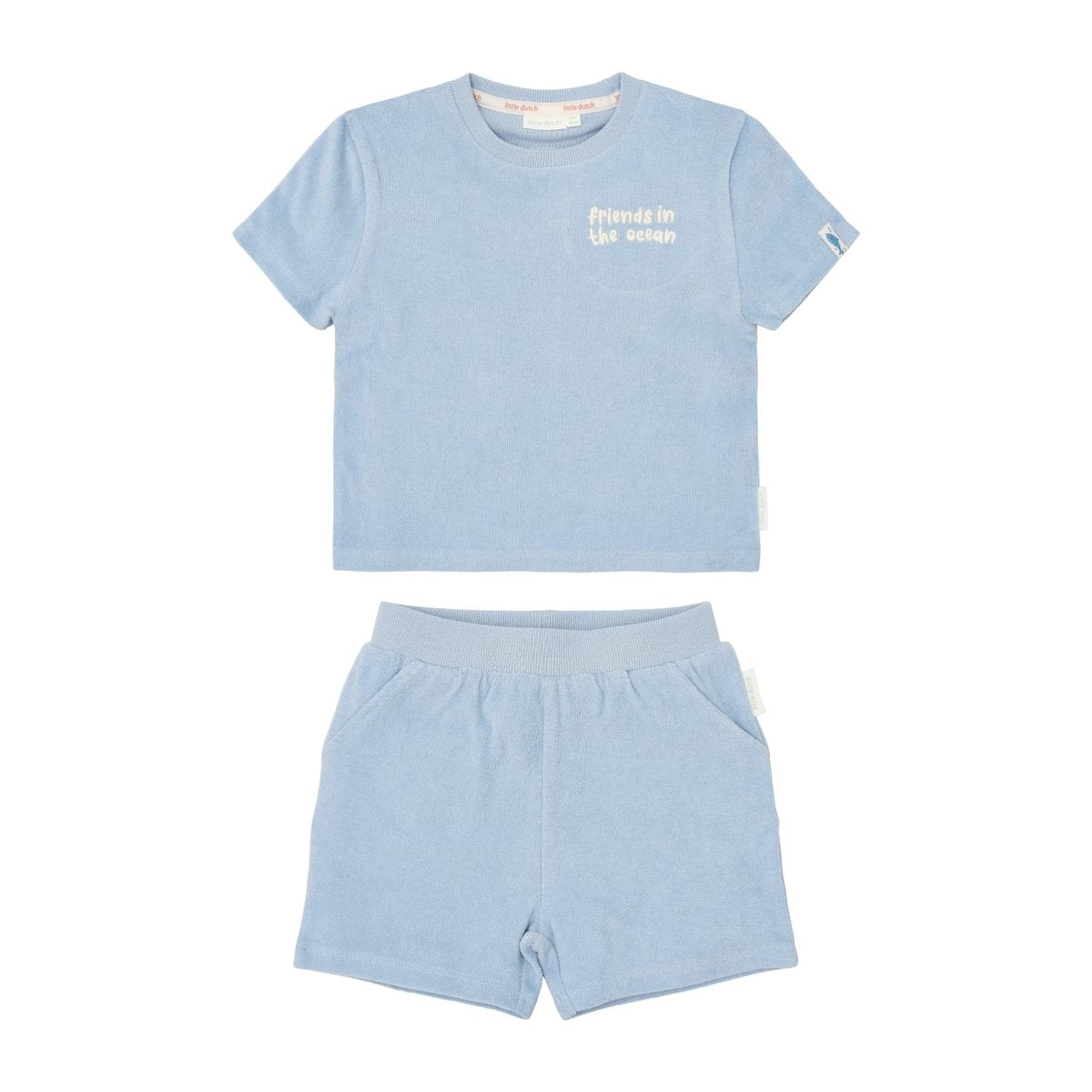 T-Shirt & Shorts Set | Ocean World Blue