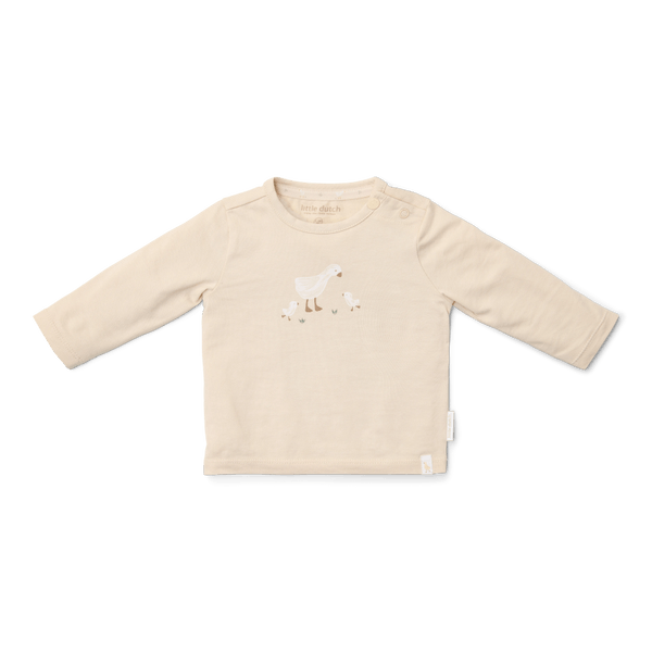 T-Shirt Long Sleeve Sand | Newborn Naturals