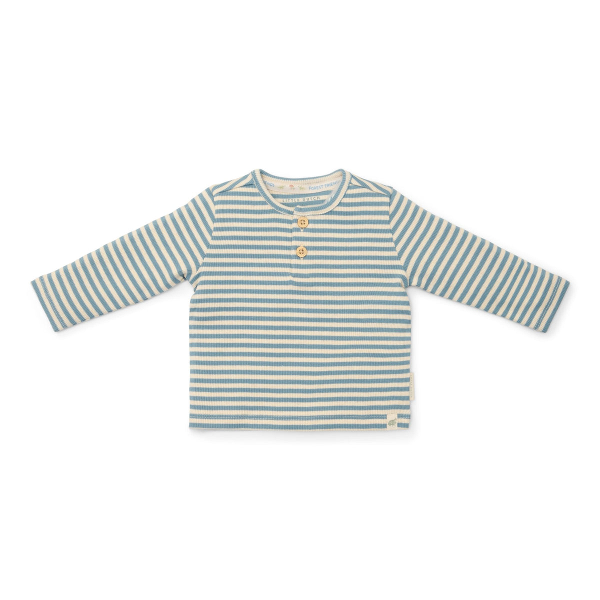 T-Shirt Long Sleeve - Stone Blue Stripe