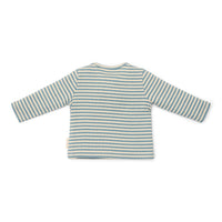 T-Shirt Long Sleeve - Stone Blue Stripe