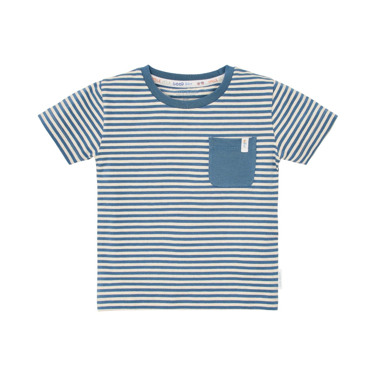 Short Sleeve T-Shirt | Indigo Sand Stripe