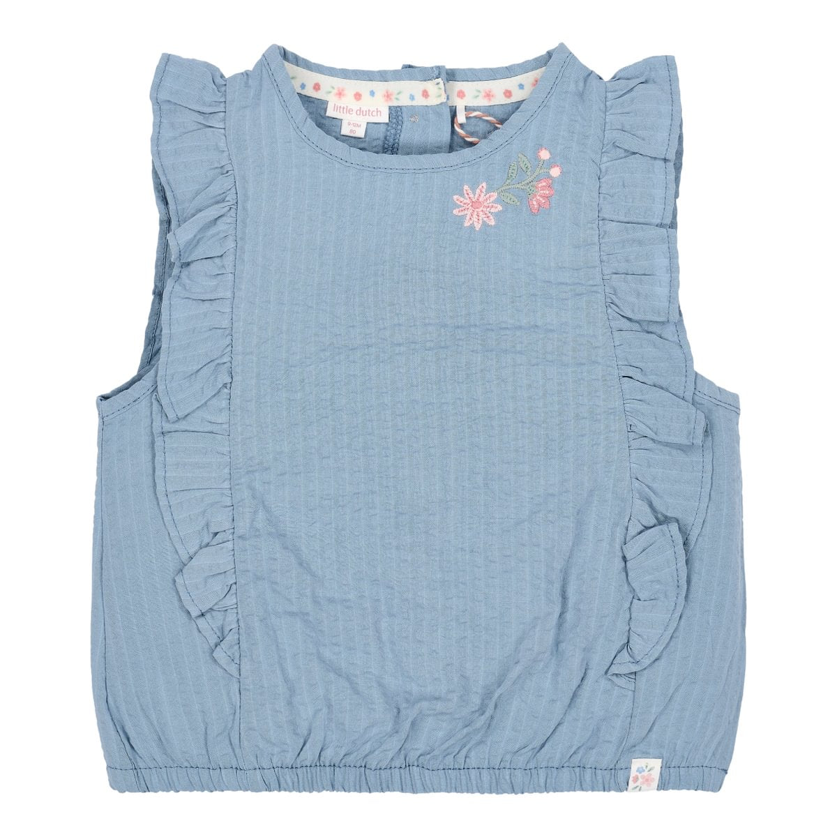 Sleeveless T-Shirt | Denim Blue