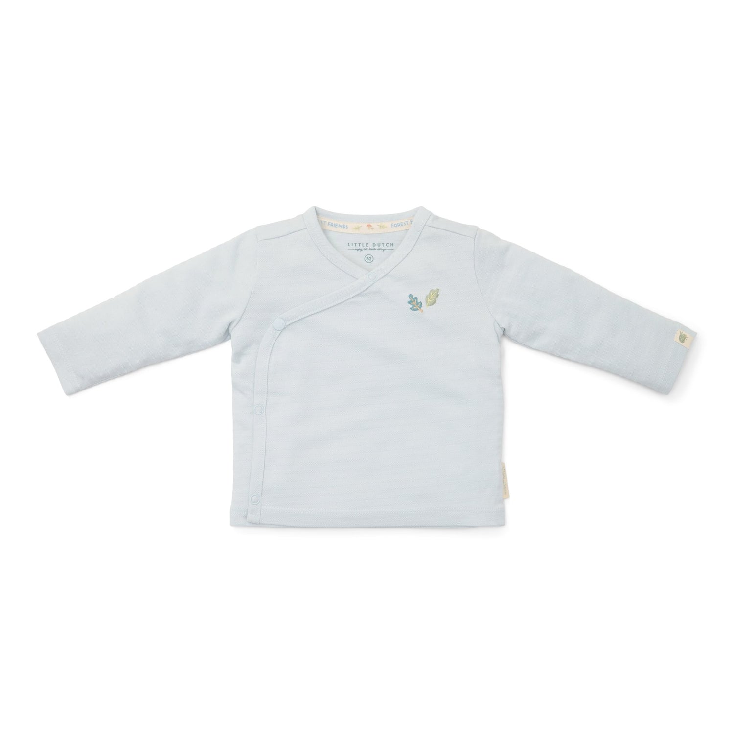 T-Shirt Wrap Long Sleeve - Baby Blue