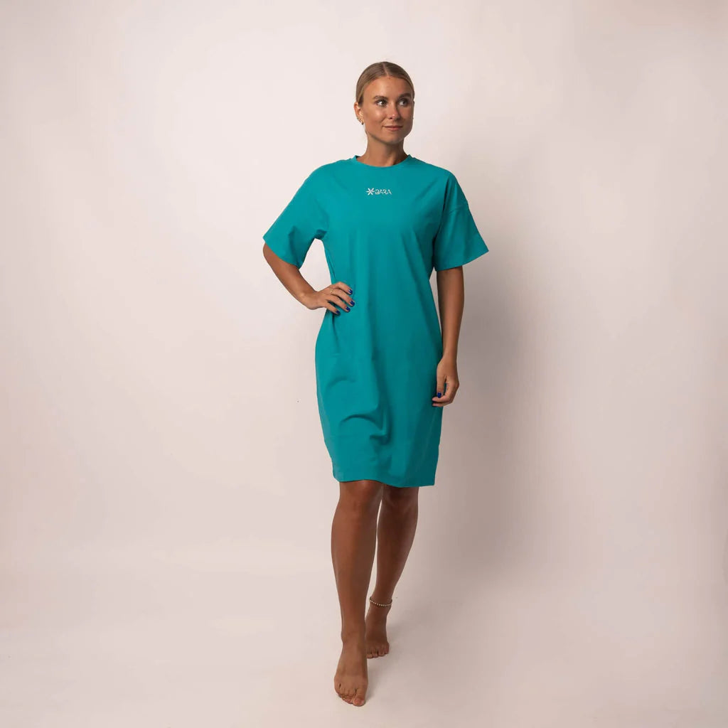 Teal T-Shirt Dress