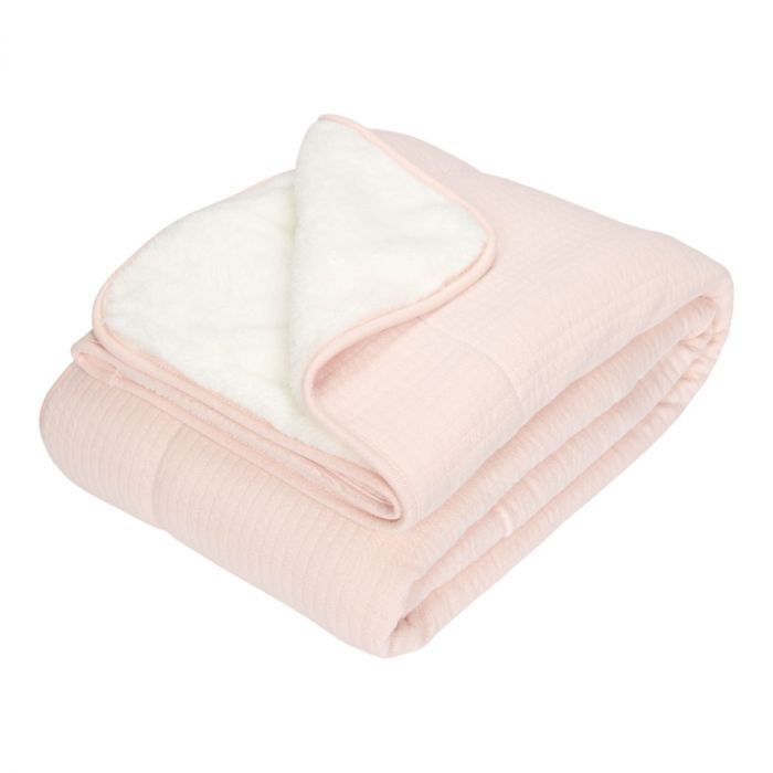 Cot blanket Pure Soft Pink
