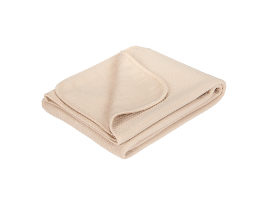 Cot summer blanket Beige