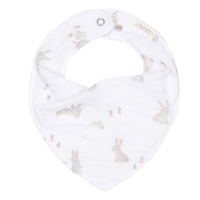 Bandana Muslin Bib Baby Bunny