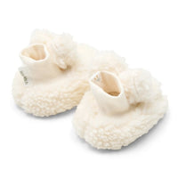 Teddy Booties Off White | Newborn Naturals