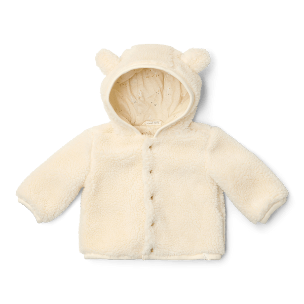 Teddy Cardigan Off White | Newborn Naturals