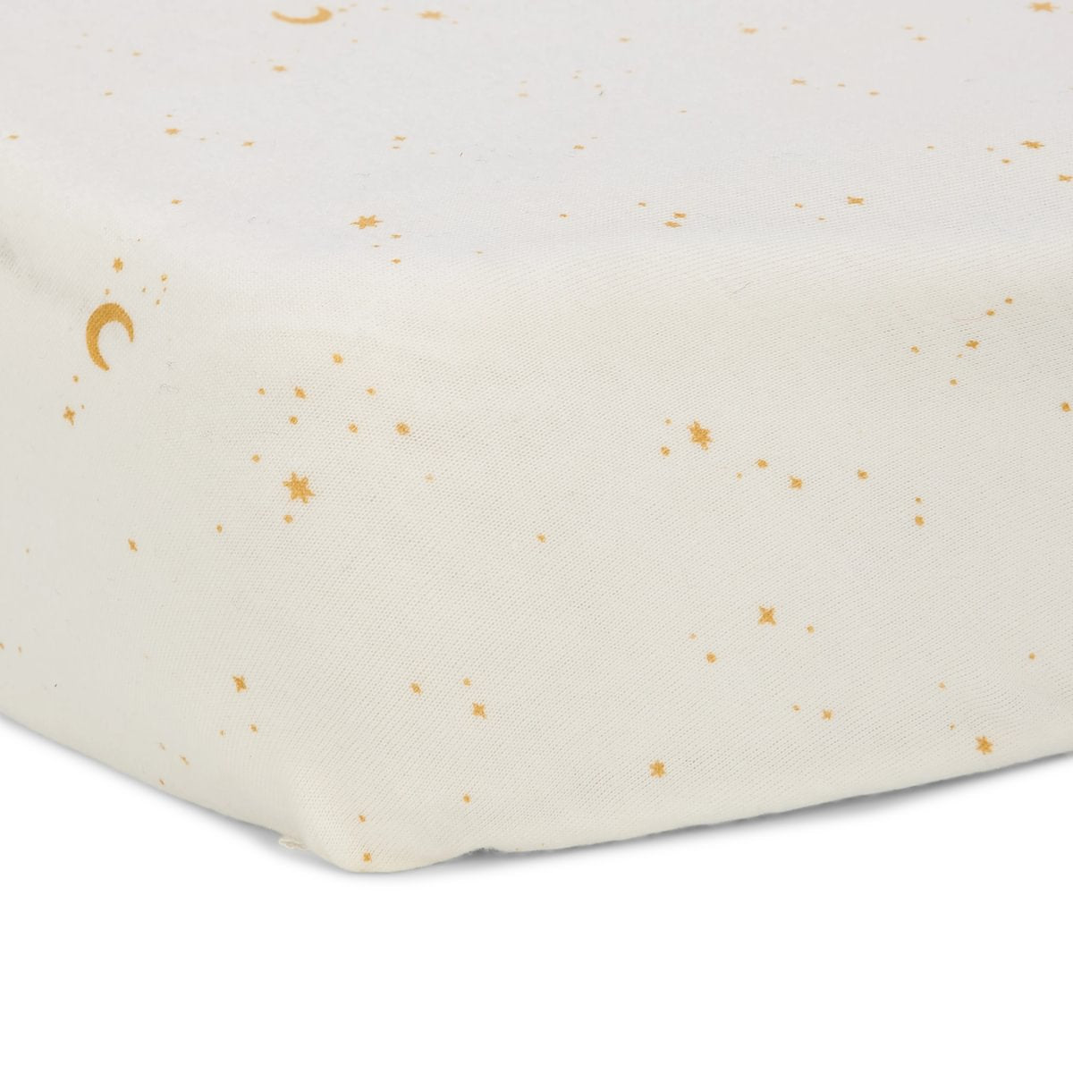 Fitted Bassinet Sheet | Moon & Stars