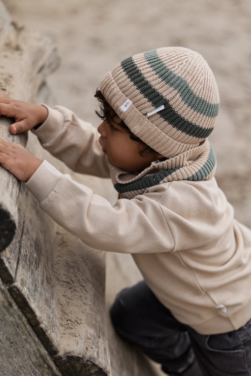 Knitted Hat Warm Taupe | Safari Friends