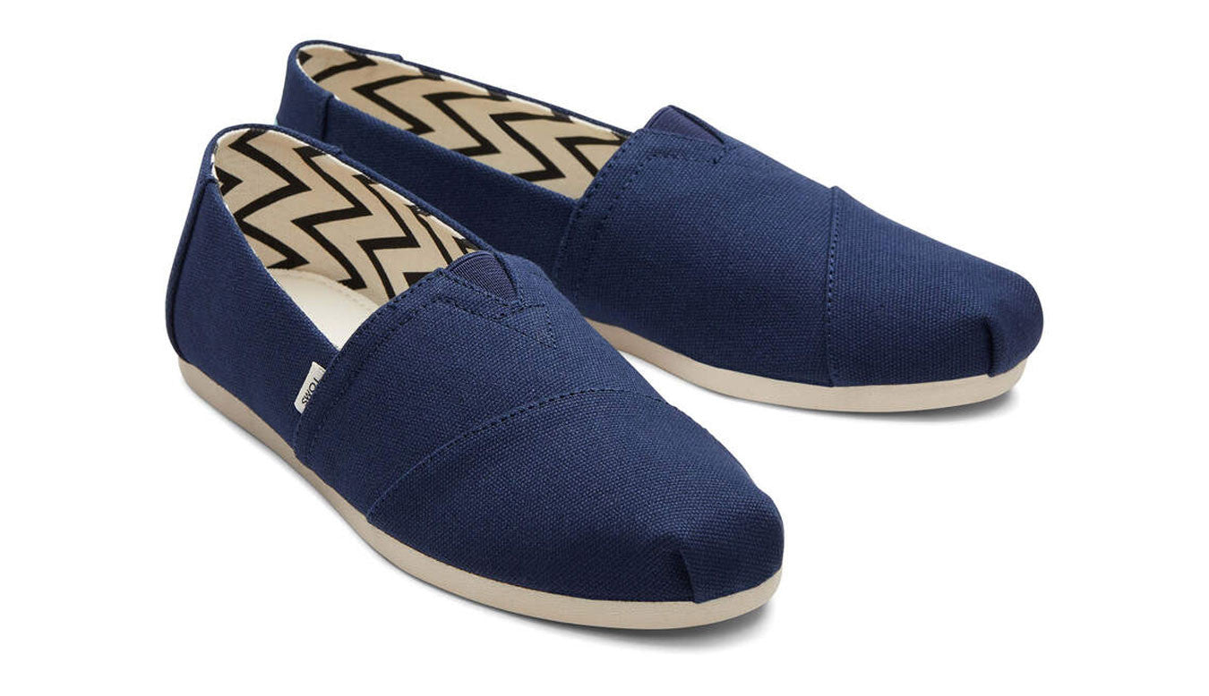 Men's Alpargata Classic - Navy Recycled Cotton Canvas