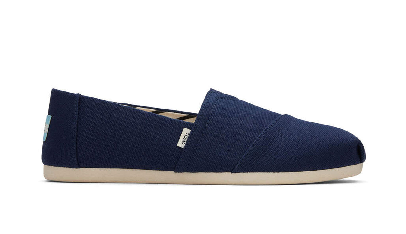 Men's Alpargata Classic - Navy Recycled Cotton Canvas