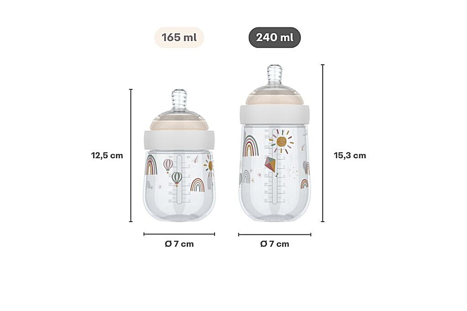 Baby Bottle Mepal Mio 165ml - Little Goose