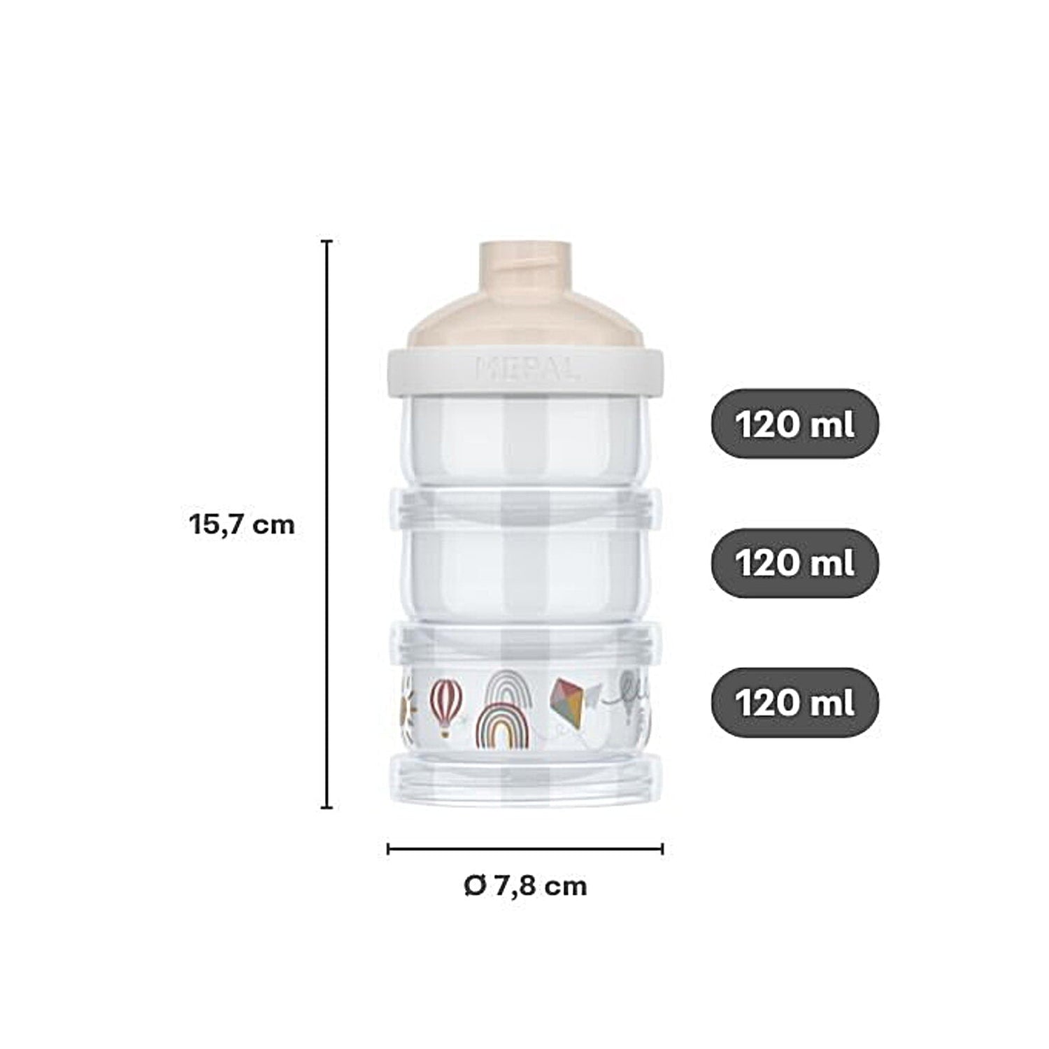 Milk Powder Dispenser 3pcs - Forest Friends