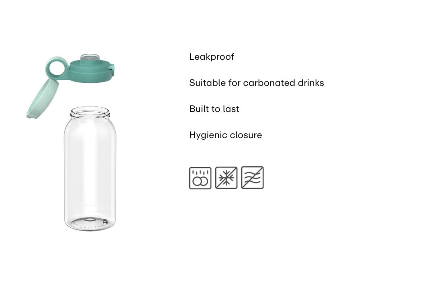 Drinking Bottle with Flip Cap 600ml | Sunshine & Rainbow