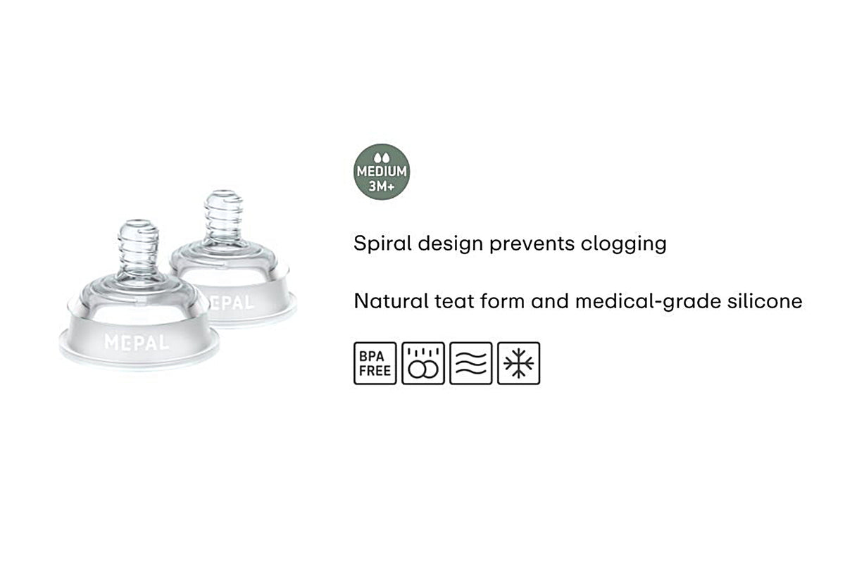 Set of Bottle Teat Mepal Mio 2 pcs
