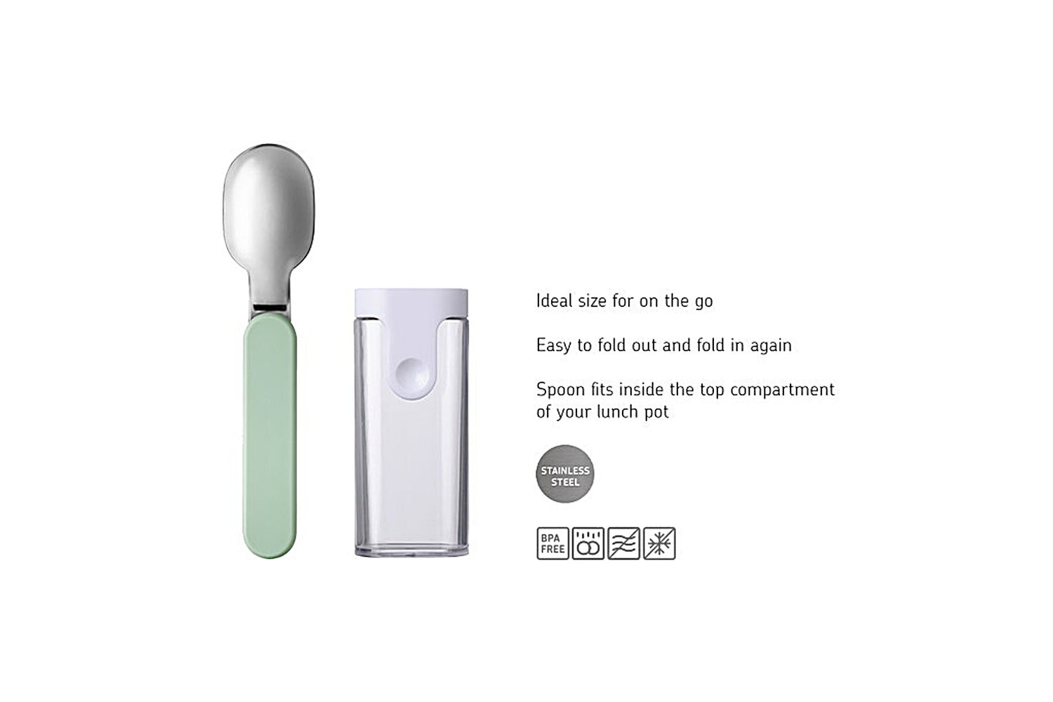 Folding Spoon Ellipse | Nordic Sage