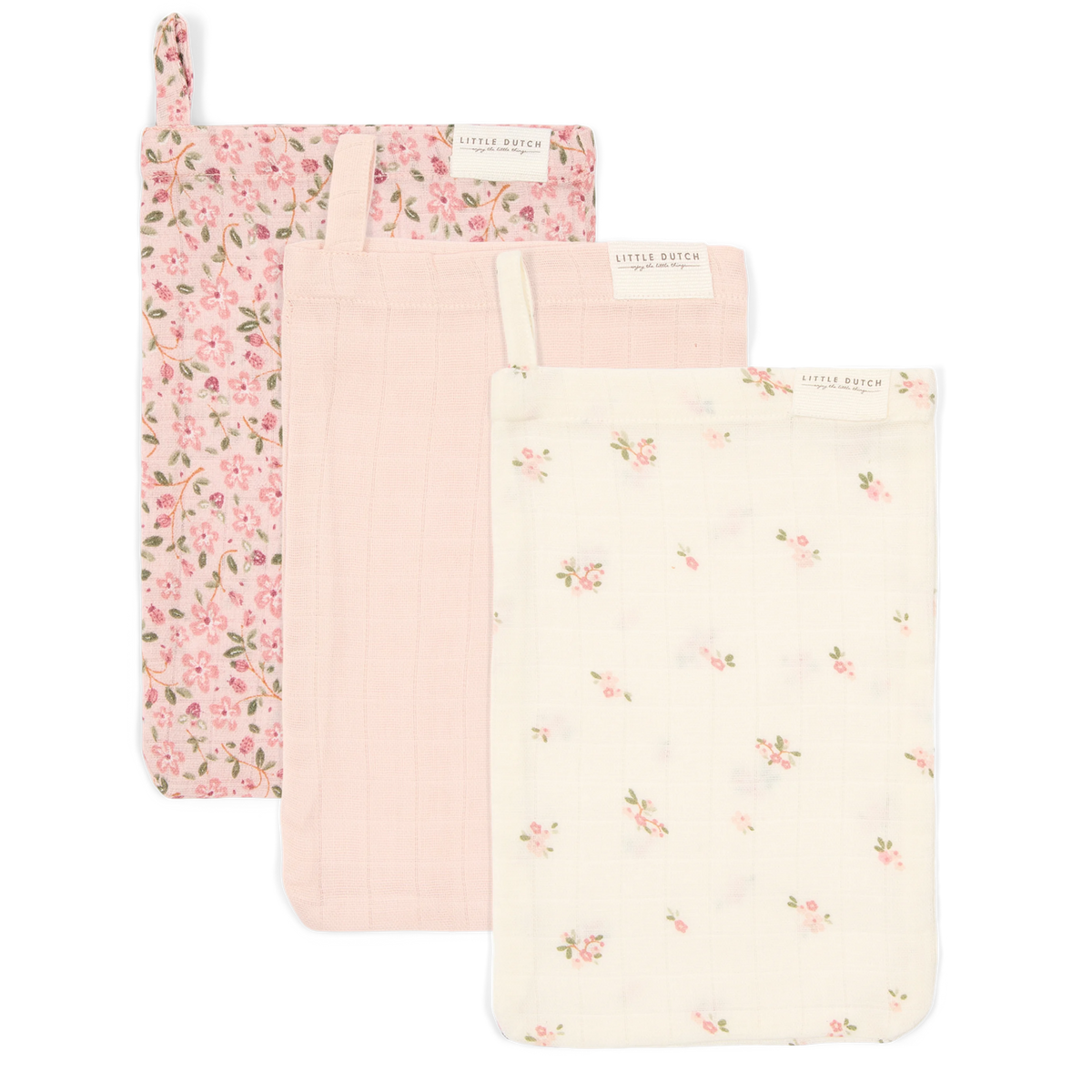 Washcloths Set Muslin - Fairy Garden