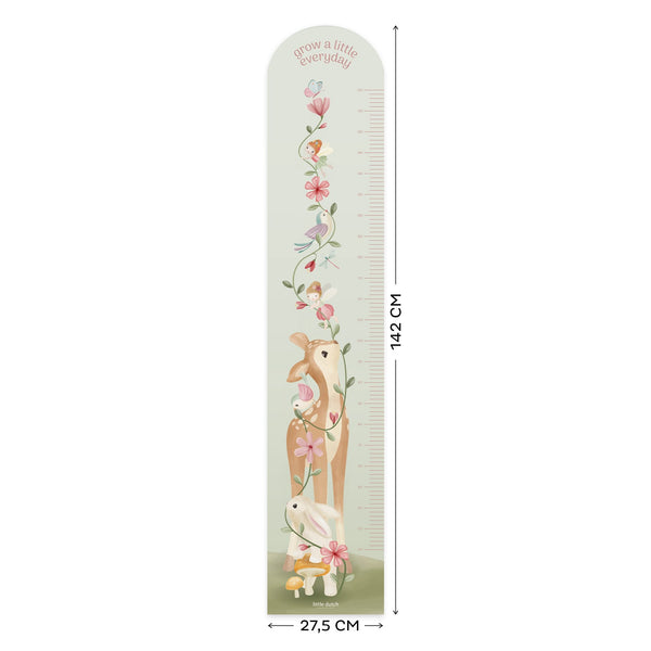 Growth Chart Wall Decal - Fairy Garden