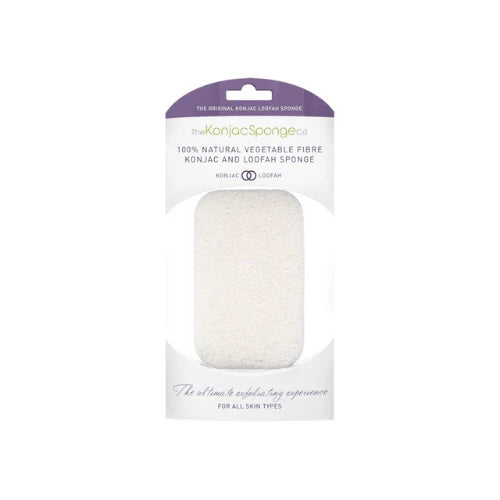 100% Pure Konjac Loofah Medley Body Sponge