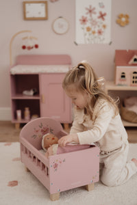 Wooden Doll Bed FSC