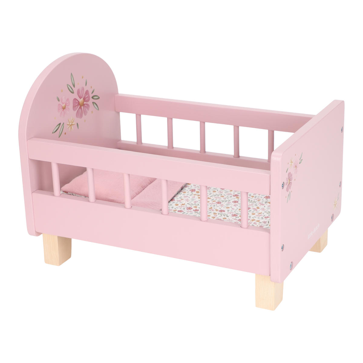 Wooden Doll Bed FSC
