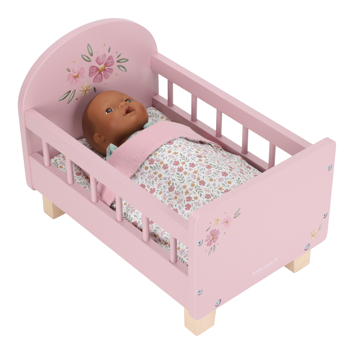 Wooden Doll Bed FSC
