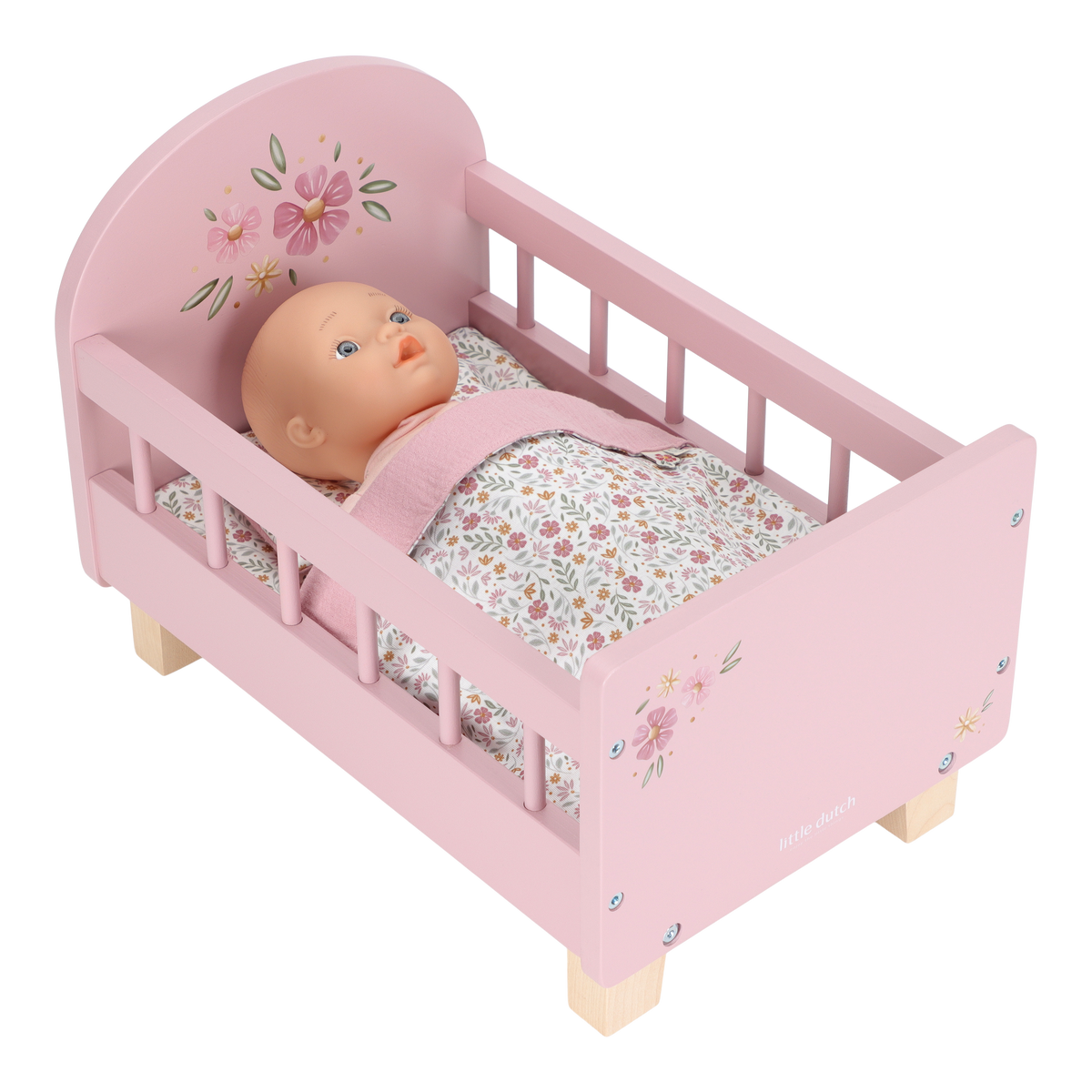 Wooden Doll Bed FSC