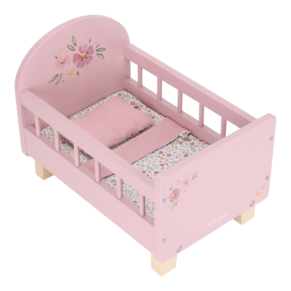 Wooden Doll Bed FSC