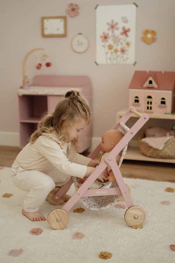 Wooden Doll Buggy FSC